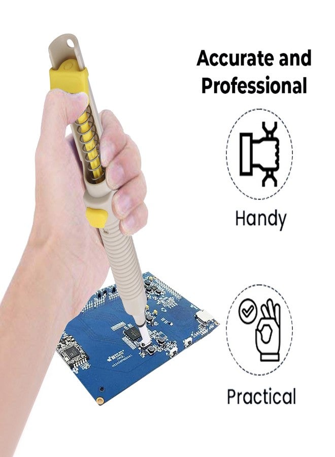 ام كي مضخة إزالة اللحام MX - أداة شفط لحام يدوية لإزالة اللحام الزائد أثناء إصلاح لوحات الدوائر المطبوعة، وصيانة الأجهزة الإلكترونية. - Image 5